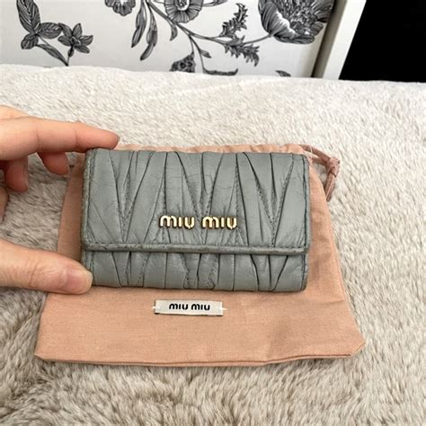 Miu Miu Matelasse Key Pouch 